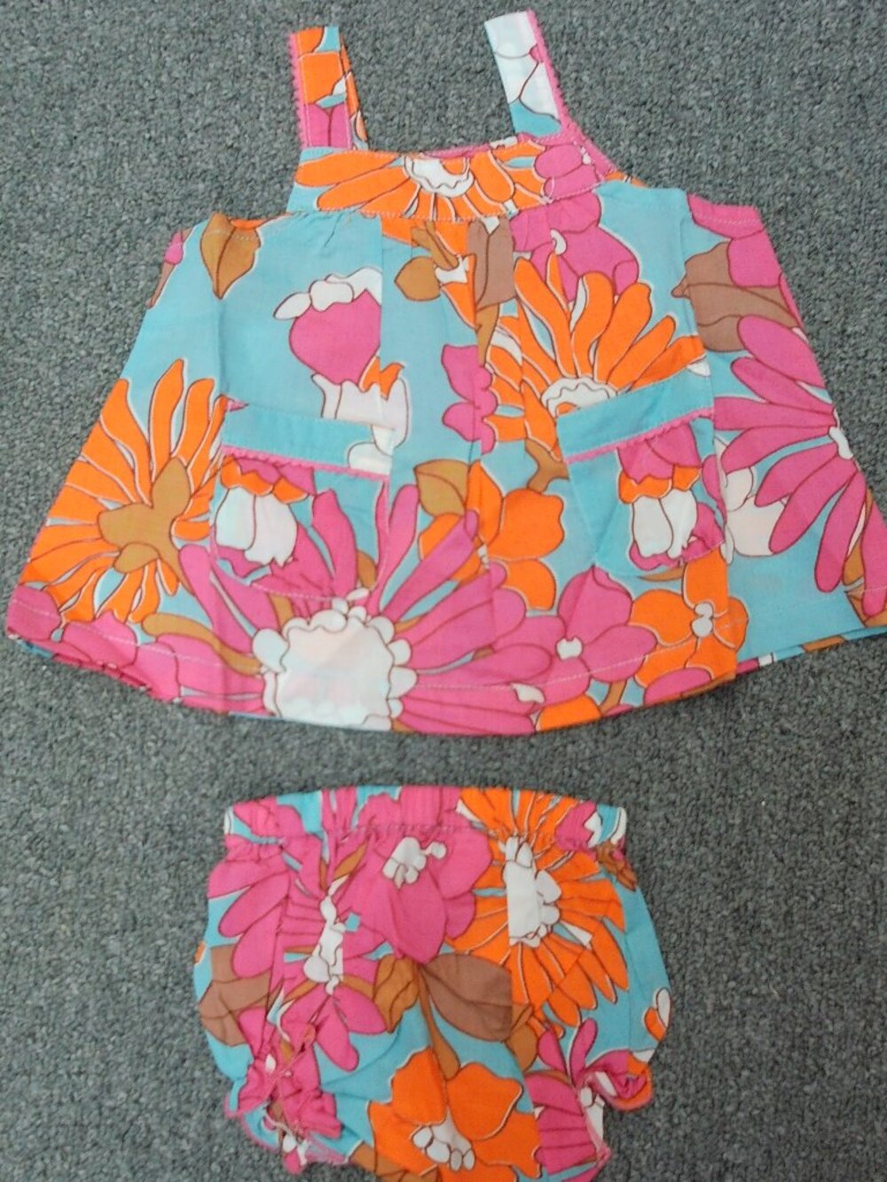 Pink Chicken Romper Set NWT